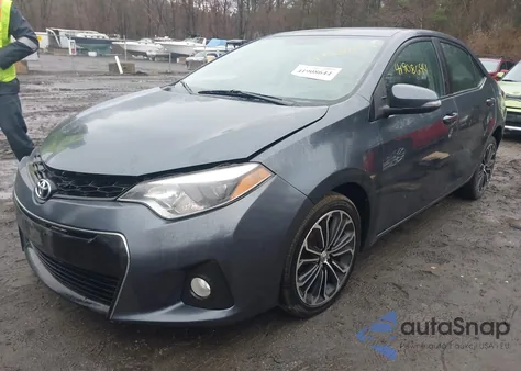 2016 Toyota Corolla S Plus из США, поврежденный, VIN 2T1BURHEXGC561694